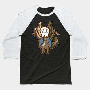 crazy murderer cat | cool halloween Baseball T-Shirt